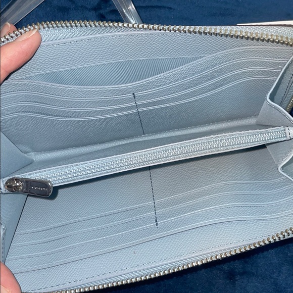 NWOT Coach Glitter Accordion Zip Wallet - Picture 7 of 13